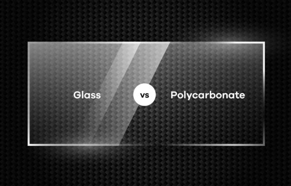 Why are acrylic and polycarbonate materials becoming increasingly popular as glass substitutes?